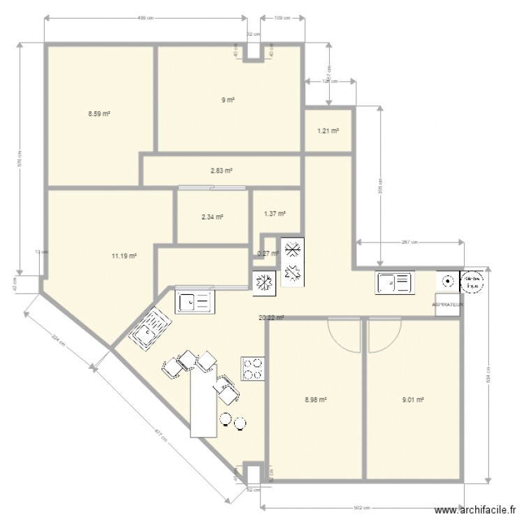 Evry 3 V1. Plan de 0 pièce et 0 m2
