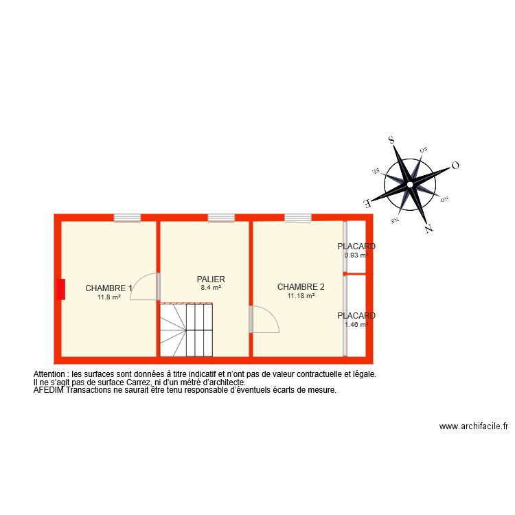 BI 5125  ETAGE 1. Plan de 0 pièce et 0 m2