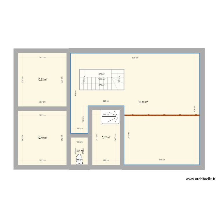 camprieu v2. Plan de 0 pièce et 0 m2