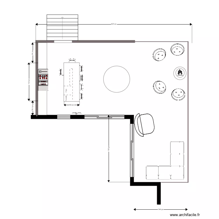 bertrand ext1. Plan de 