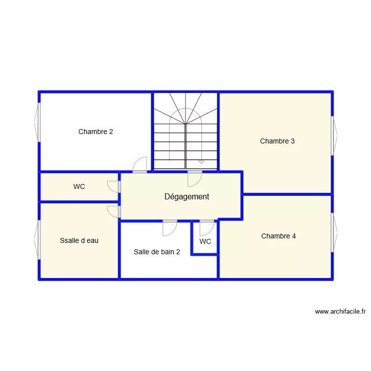 4 eme etage . Plan de 