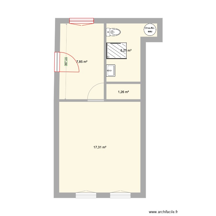 appartement. Plan de 0 pièce et 0 m2
