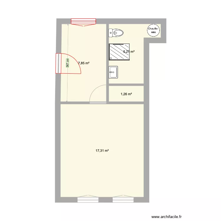 appartement. Plan de 