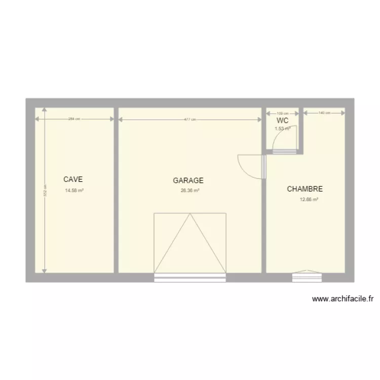 ETAGE. Plan de 