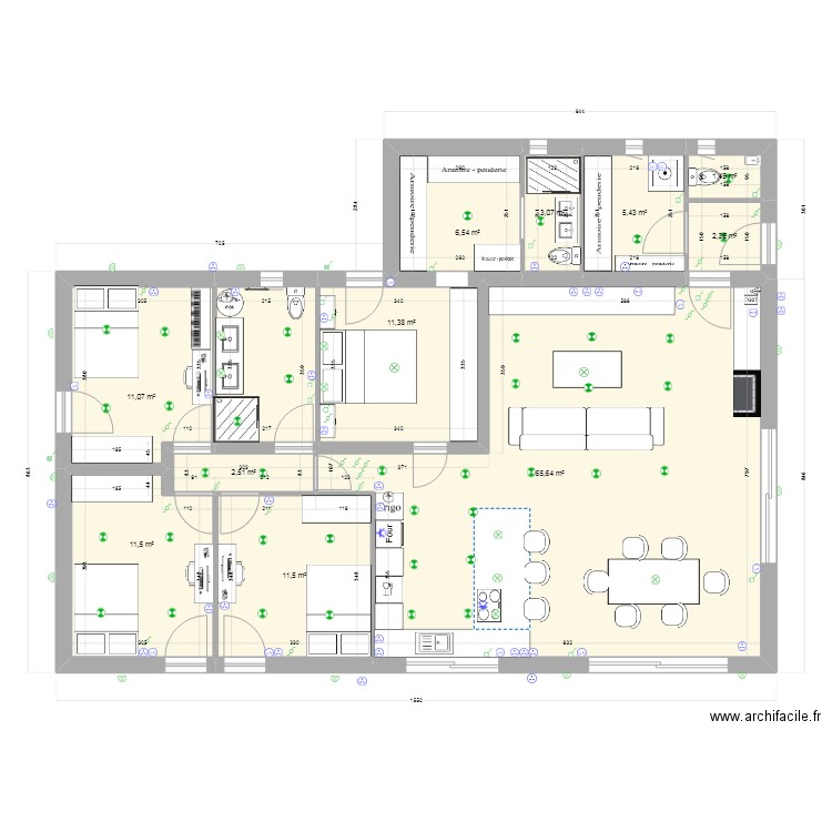 l Atelier c'est simple et efficace et fonctionnel. Plan de 0 pièce et 0 m2