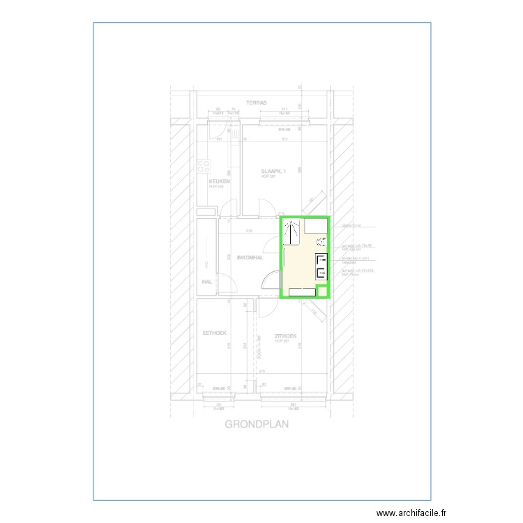 Salle de bain 65 Mozart. Plan de 0 pièce et 0 m2