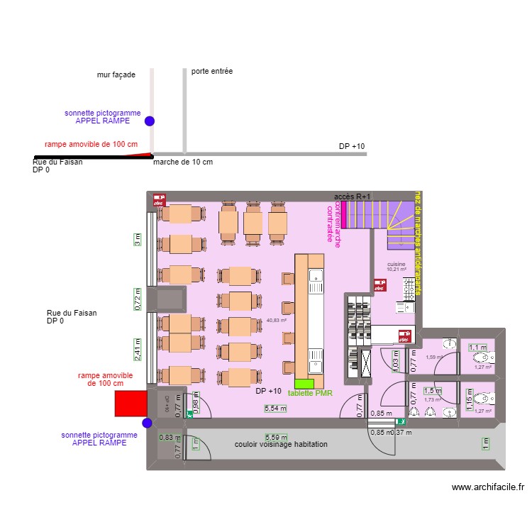 BOQUITA APRES TRAVAUX AVEC COUPE. Plan de 0 pièce et 0 m2 BOQUITA APRES TRAVAUX AVEC COUPE. Plan de 0 pièce et 0 m2
