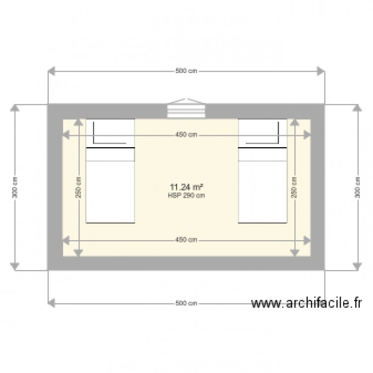 chambre sur escalier. Plan de 0 pièce et 0 m2