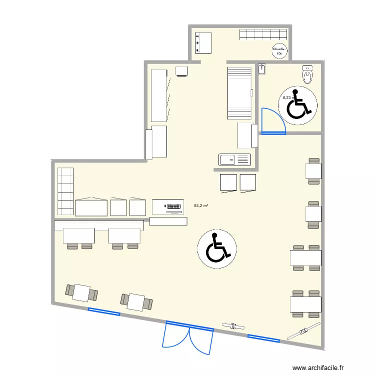 TARBES - O'BROTHER AVT. Plan de 2  et 90 m²