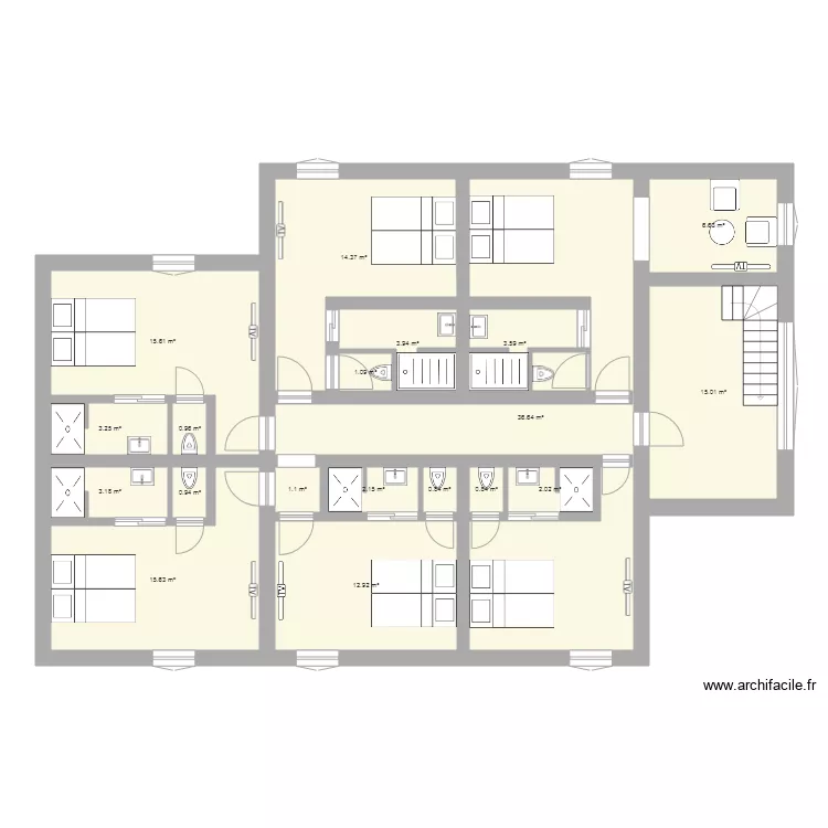 welcome 1 etage 2 . Plan de 