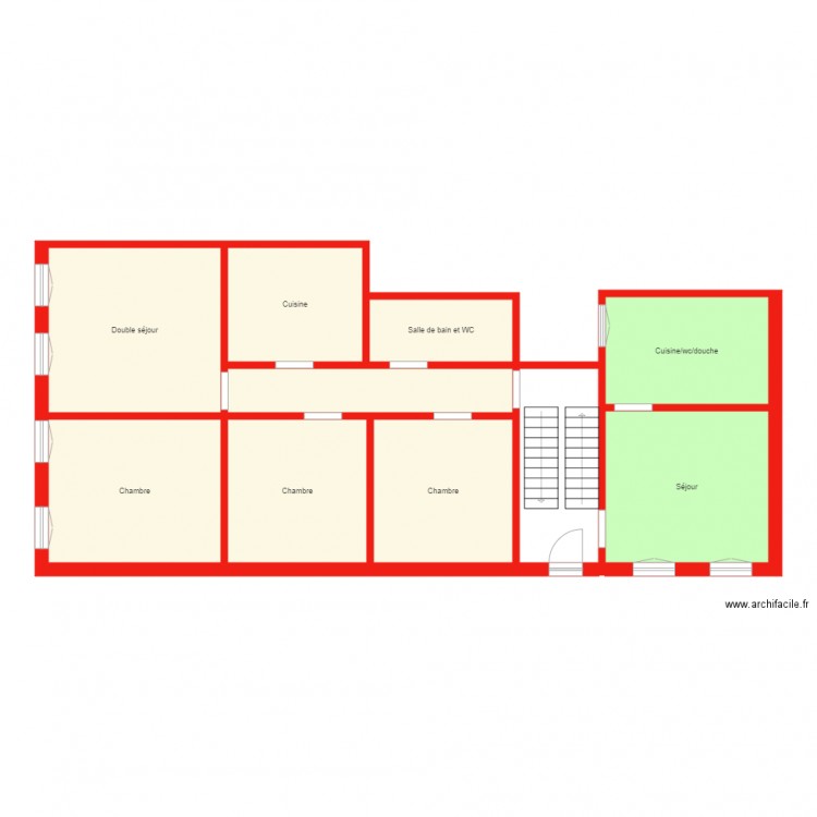caserne 54. Plan de 0 pièce et 0 m2