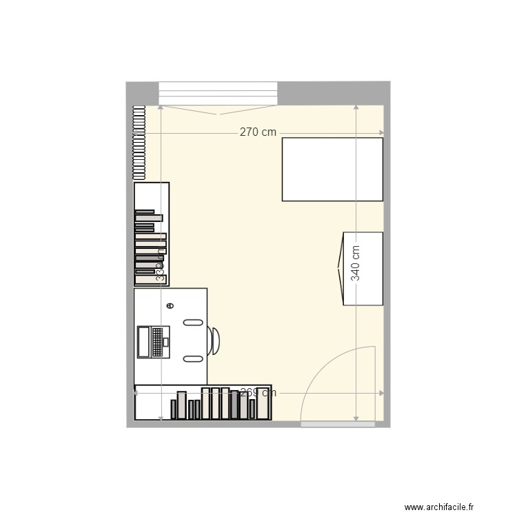 BUREAU. Plan de 0 pièce et 0 m2