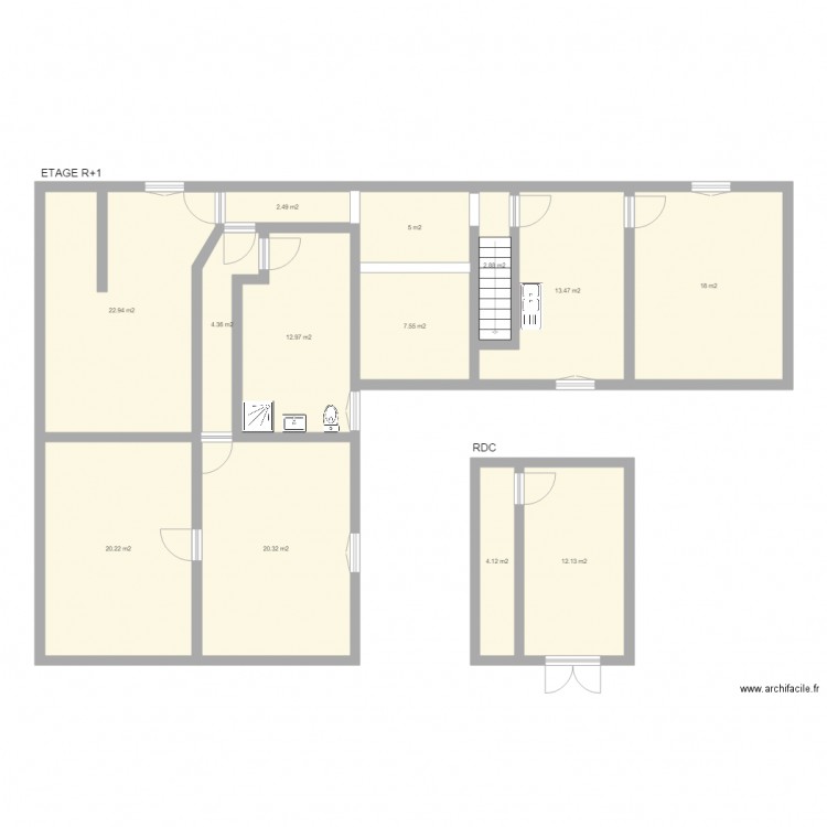verheyden. Plan de 0 pièce et 0 m2
