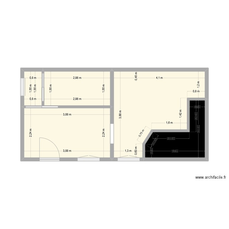 Arcachon Côtes. Plan de 0 pièce et 0 m2