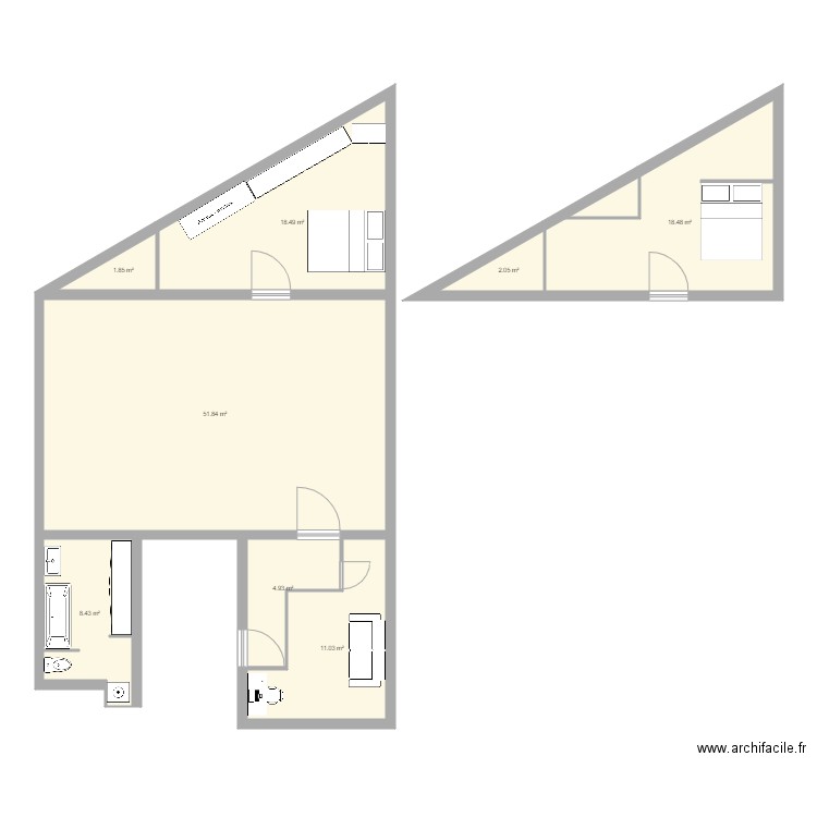 Mollien 1. Plan de 0 pièce et 0 m2