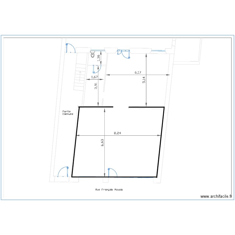 Tarbes 1. Plan de 0 pièce et 0 m2