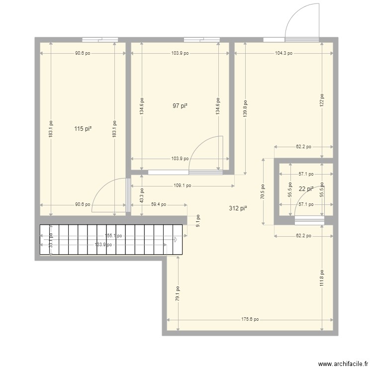 Bureau Oli initial18. Plan de 0 pièce et 0 m2