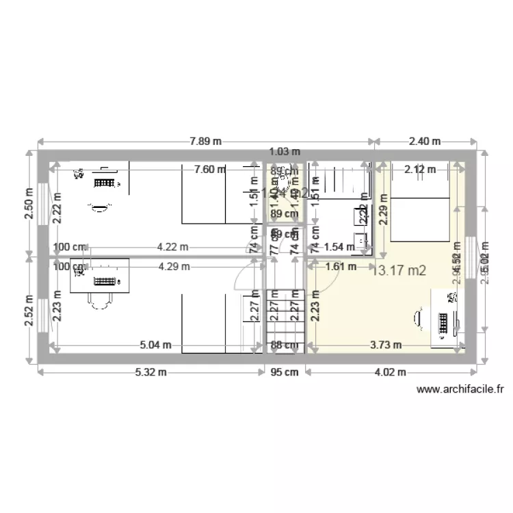 58 BEAUVAL 2ème etage bi. Plan de 58 BEAUVAL 2ème etage bi. Plan de