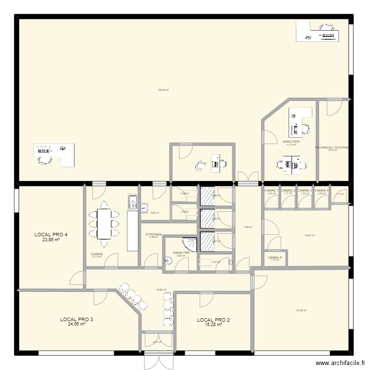 salle 2. Plan de 0 pièce et 0 m2