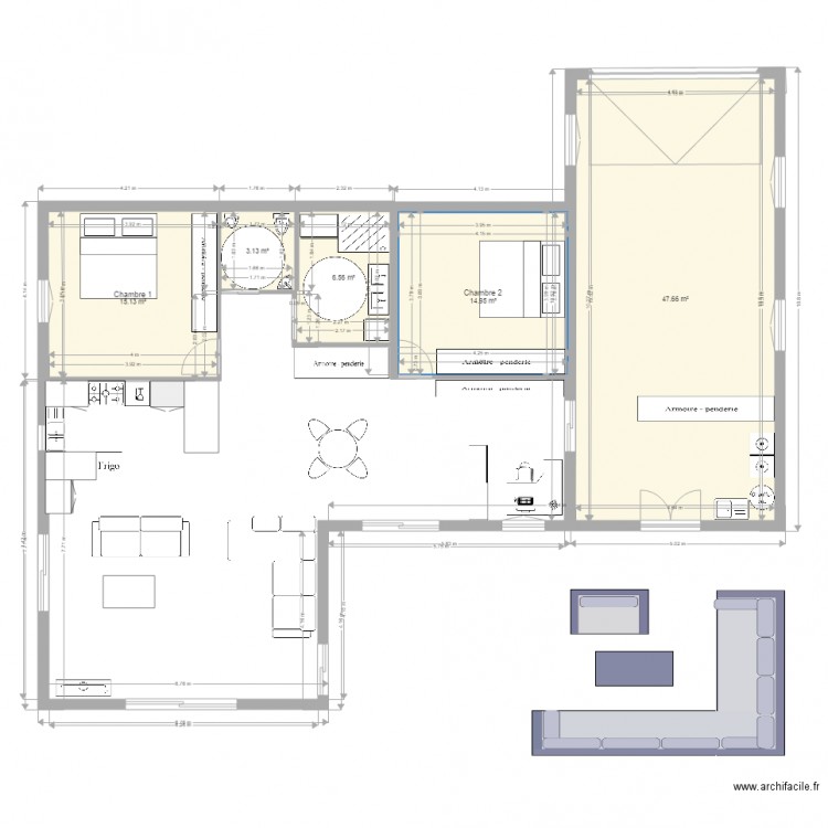 Plan maison neuve 2. Plan de 0 pièce et 0 m2