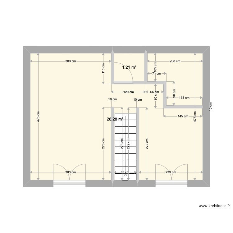 tan rouge Dabet étage 1. Plan de 0 pièce et 0 m2