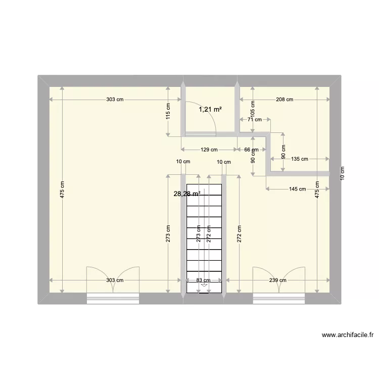 tan rouge Dabet &eacute;tage 1. Plan de 