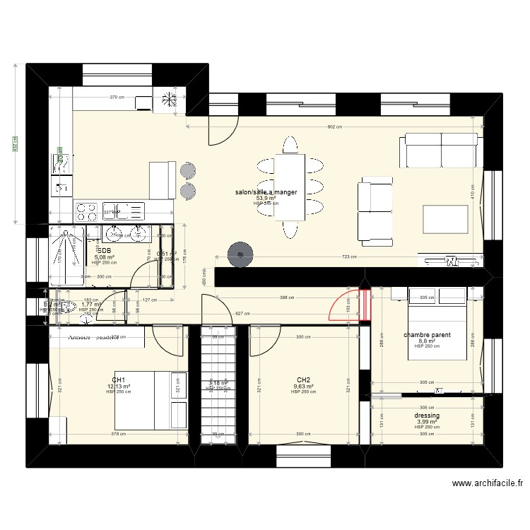 JEREMY. Plan de 0 pièce et 0 m2