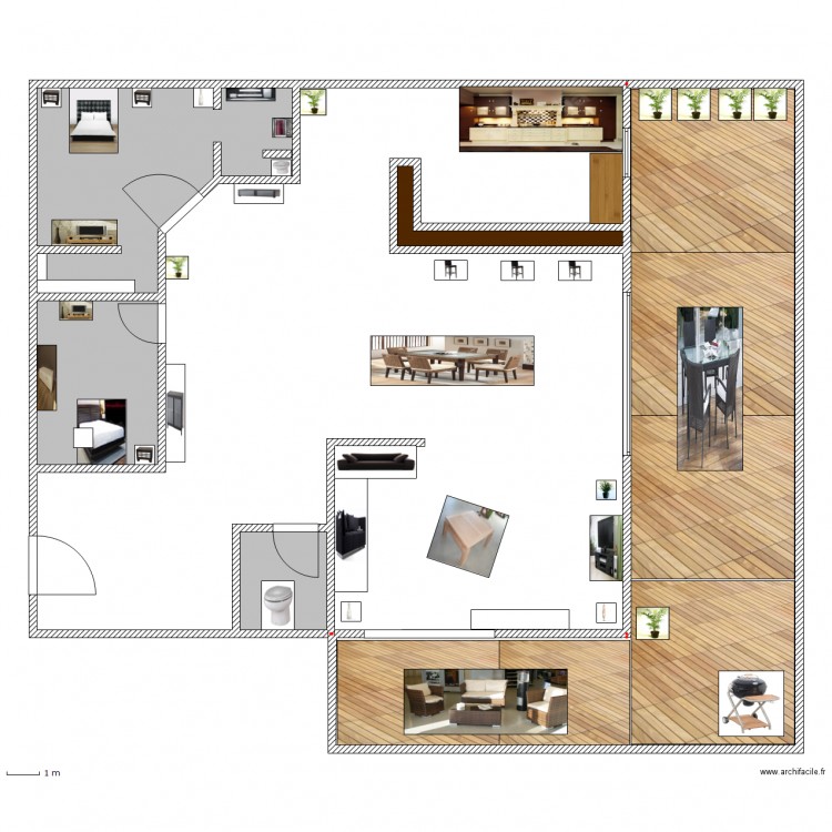 futur appartement. Plan de 0 pièce et 0 m2