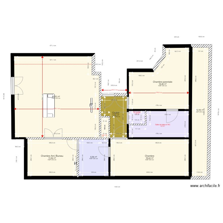 APP. Plan de 0 pièce et 0 m2