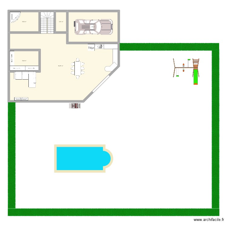 pland de maison a faire construire . Plan de 12 pièces et 287 m2