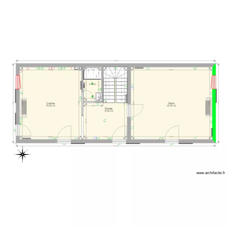 Plan &eacute;l&eacute;ctricit&eacute; Pierrefou RDC mai 2022. Plan de 