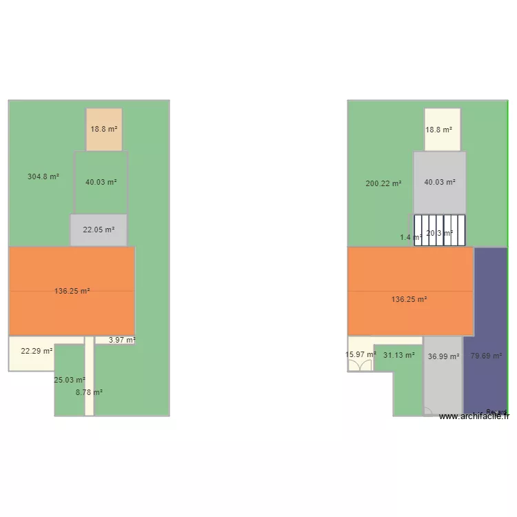 PIAZZA AVIZE. Plan de 