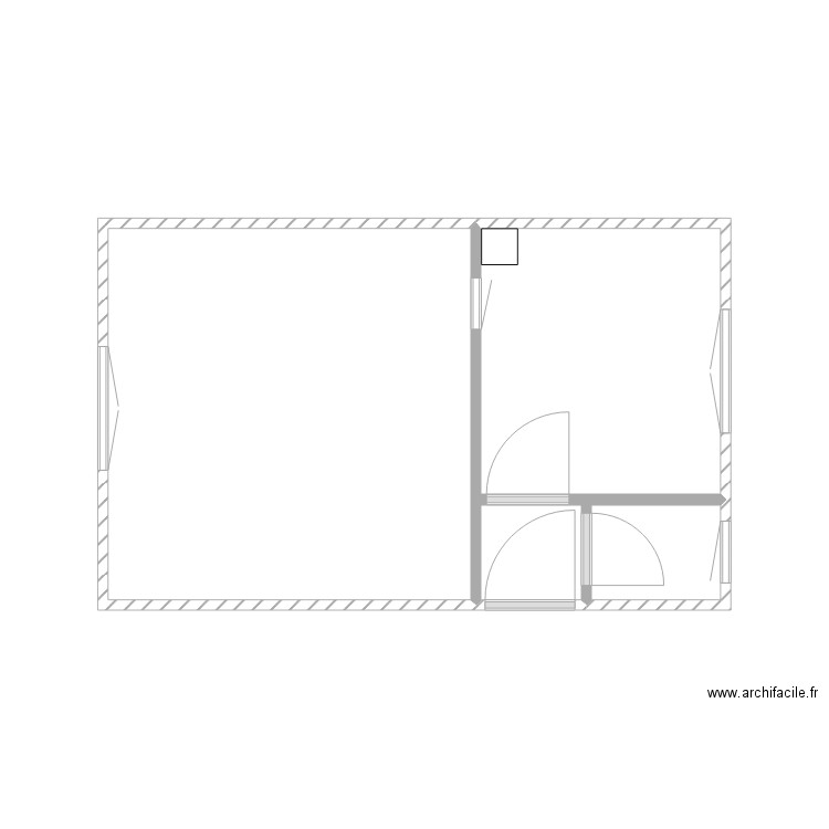 STUDIO PLAN EXISTANT. Plan de 0 pièce et 0 m2