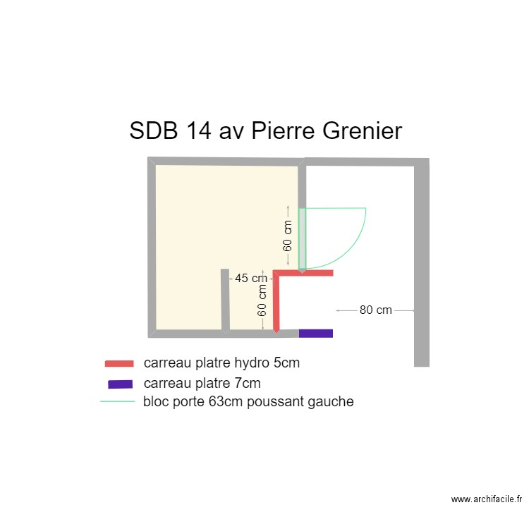14 PIERRE GRENIER MACONNERIE. Plan de 0 pièce et 0 m2