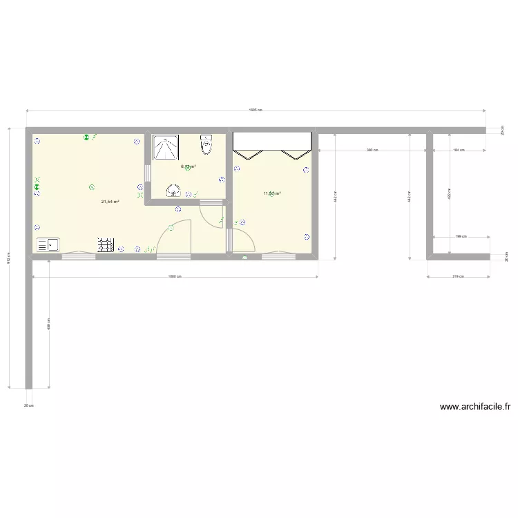 Maison Gardier Ourika-Elec-1. Plan de 