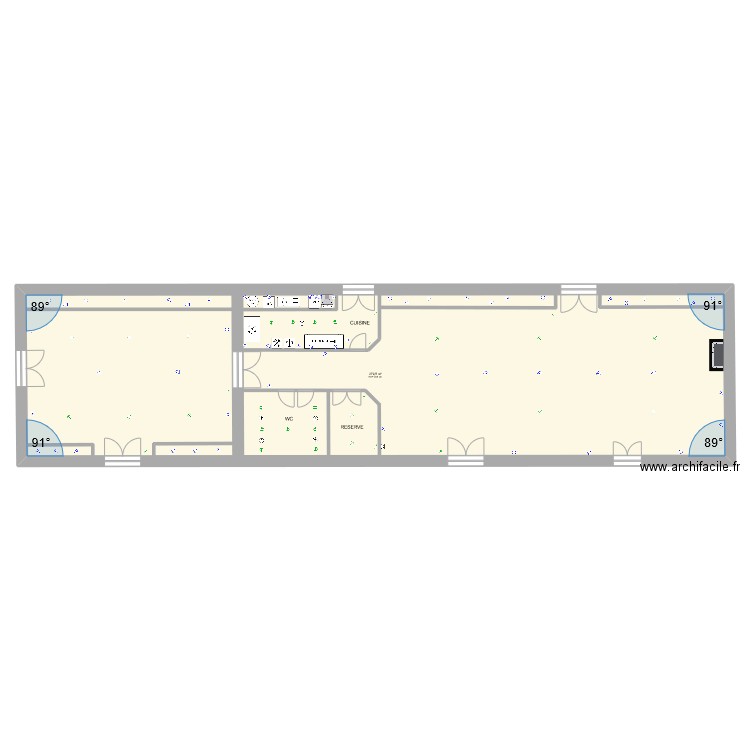 salles projects. Plan de 0 pièce et 0 m2
