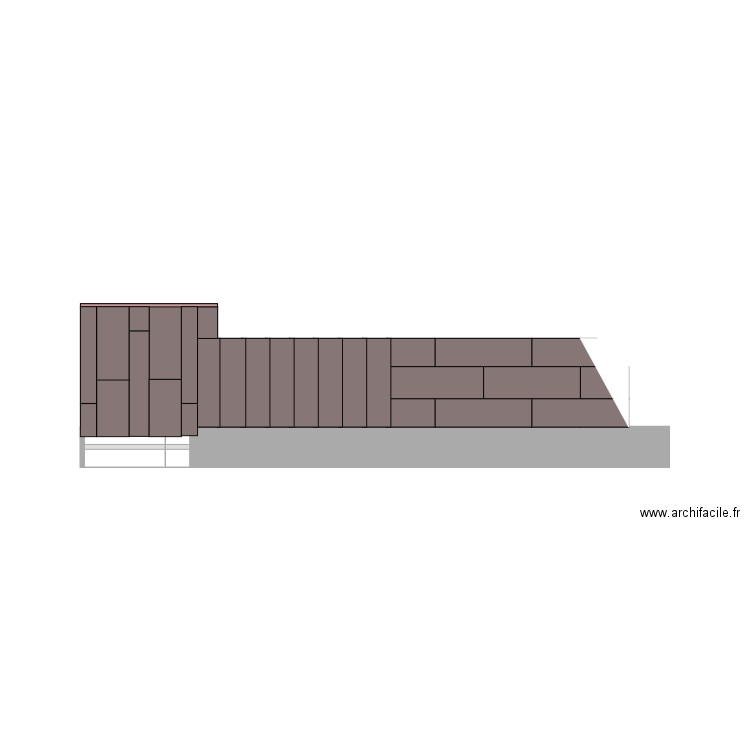 escalier. Plan de 0 pièce et 0 m2
