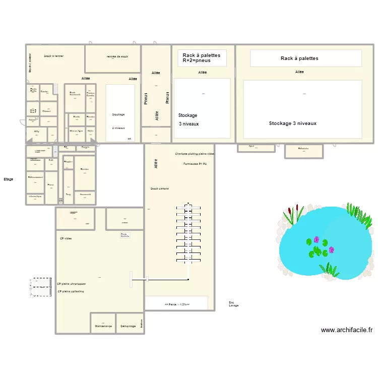 Extension_50Factory. Plan de 