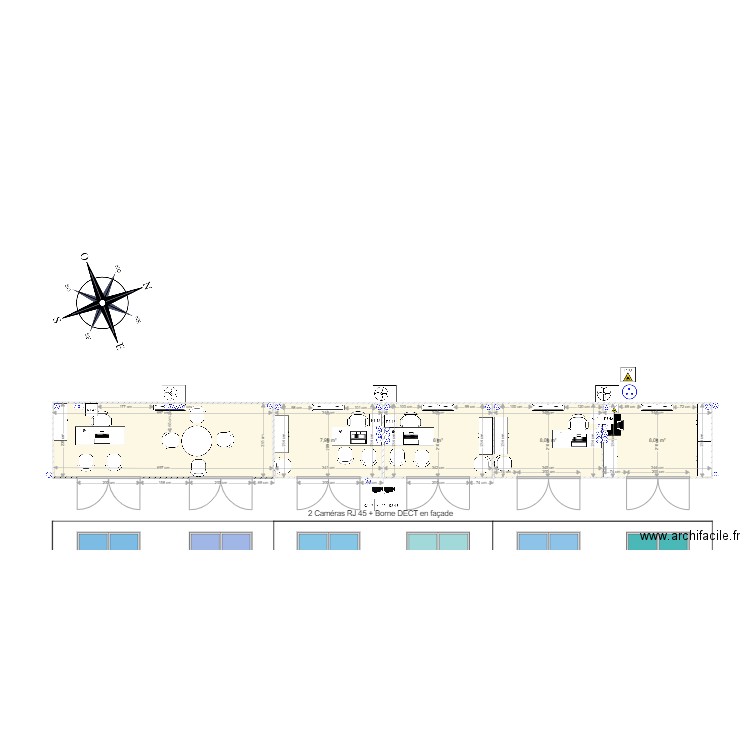 Algeco Albi. Plan de 0 pièce et 0 m2