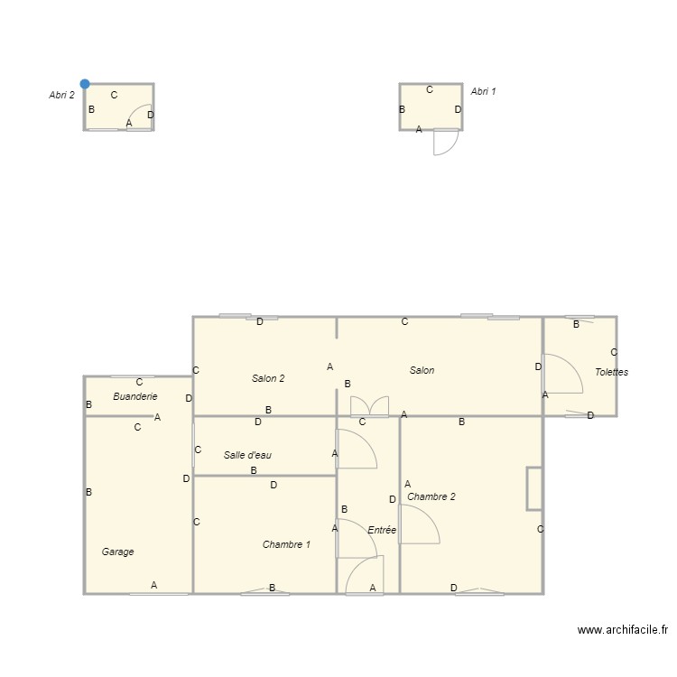 Croquis GATINEAU. Plan de 0 pièce et 0 m2