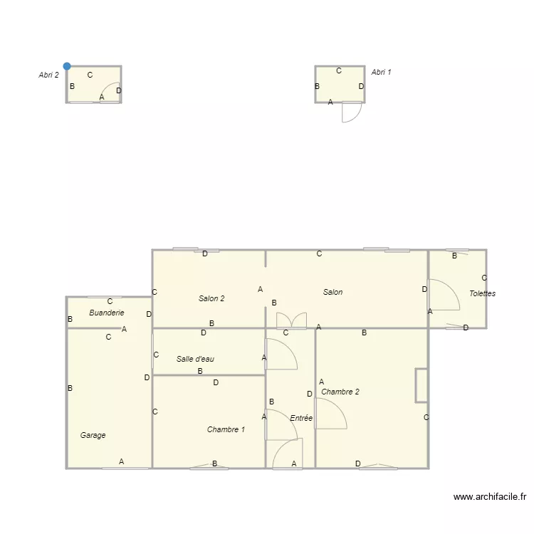 Croquis GATINEAU. Plan de 