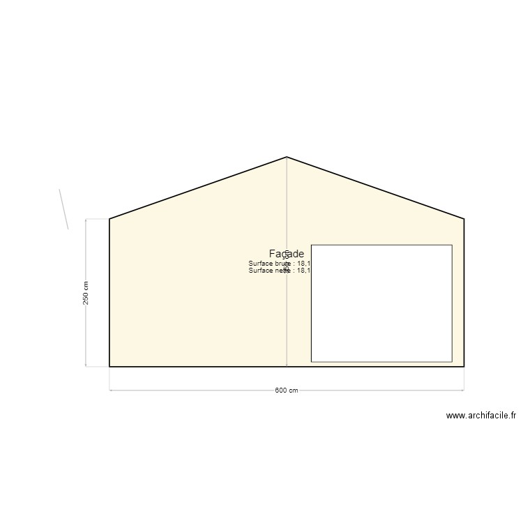 planfaçade. Plan de 0 pièce et 0 m2