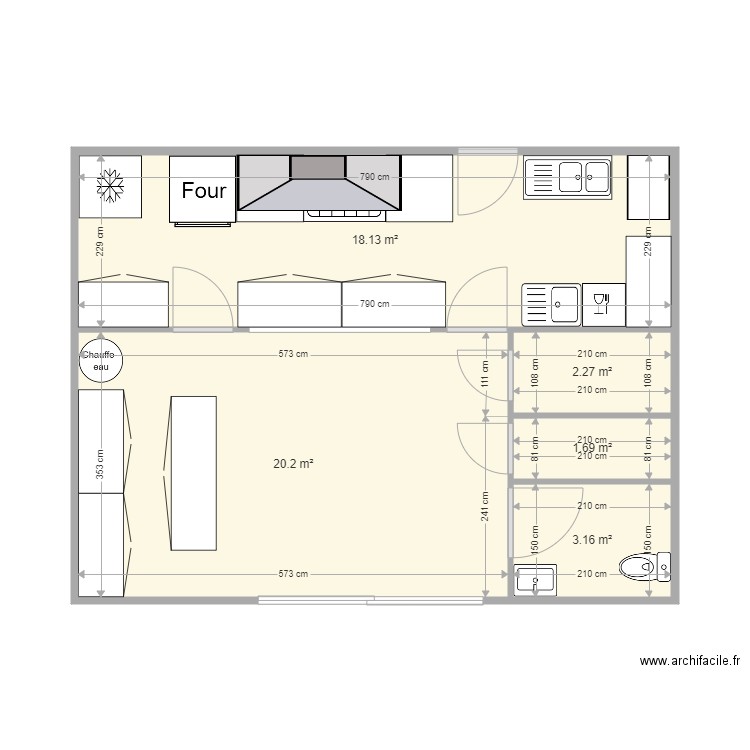 restoranch. Plan de 0 pièce et 0 m2