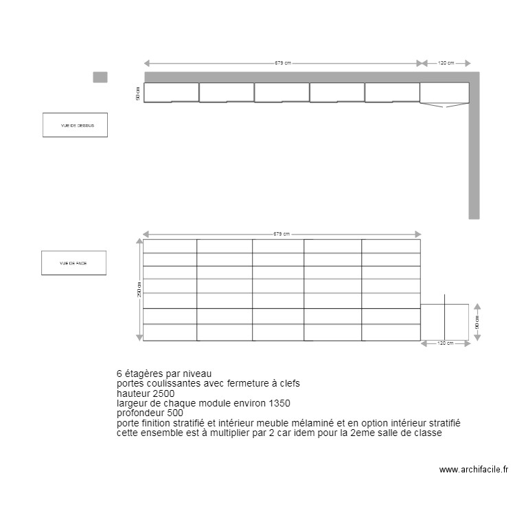 plan meuble Sars et Rosiéres. Plan de 0 pièce et 0 m2