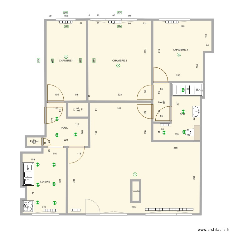 Appartement Harscamp. Plan de 0 pièce et 0 m2