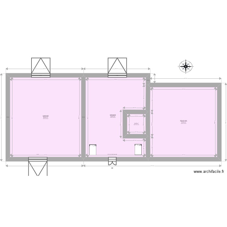 Novak. Plan de 24 pièces et 745 m2