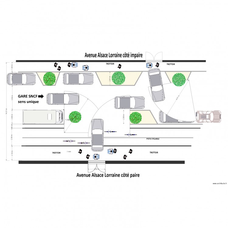 Projet de Rénovation paru dans Le Pays Jeudi 3 mars 2016  Passage de piétons. Plan de 0 pièce et 0 m2