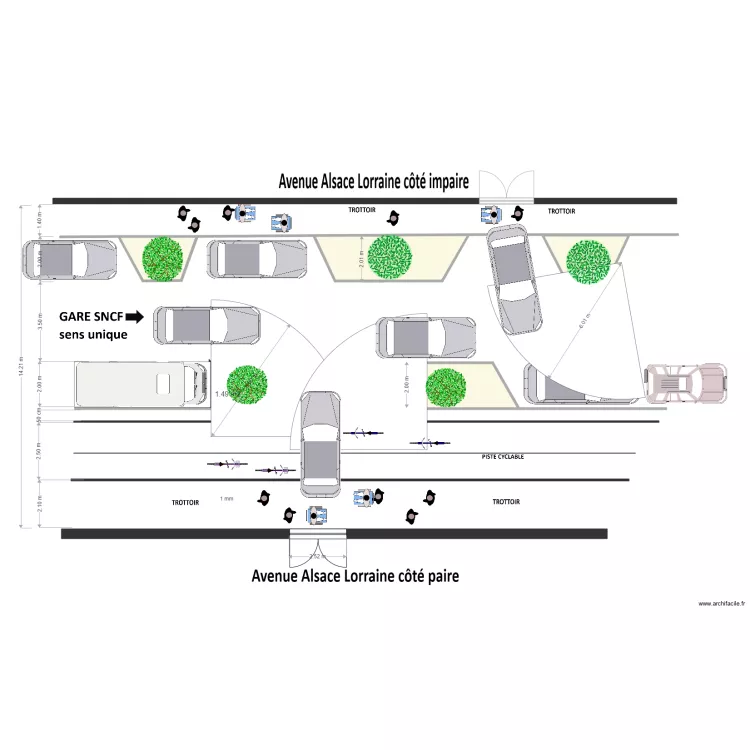 Projet de Rénovation paru dans Le Pays Jeudi 3 mars 2016 Passage de piétons. Plan de Projet de Rénovation paru dans Le Pays Jeudi 3 mars 2016 Passage de piétons. Plan de