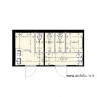 plan projet toilettes public Caudron