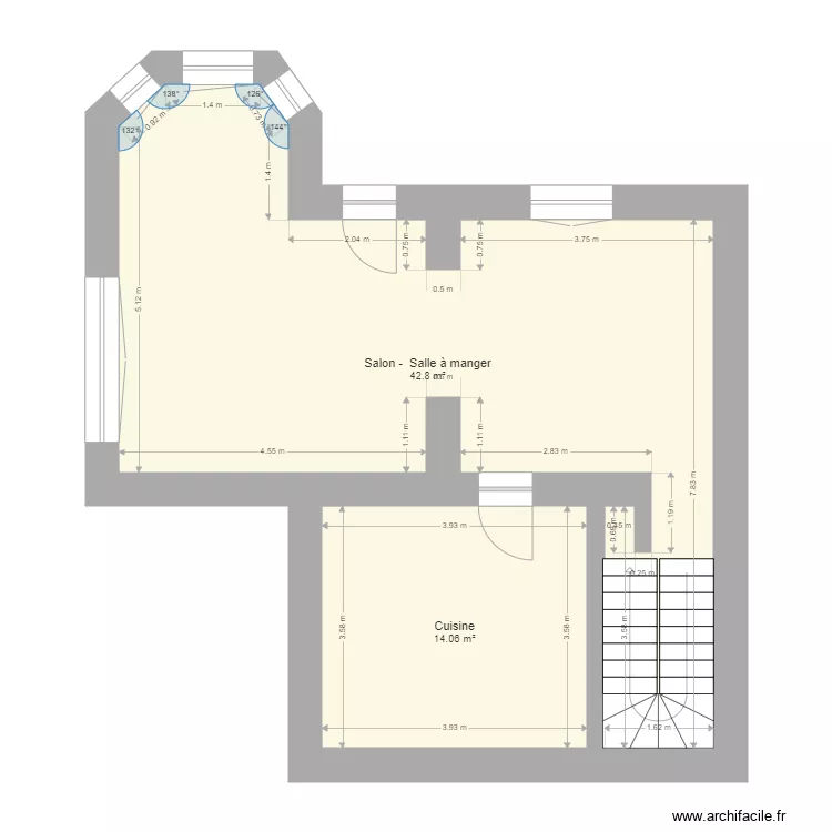 Patrick BOUJU RdC. Plan de 